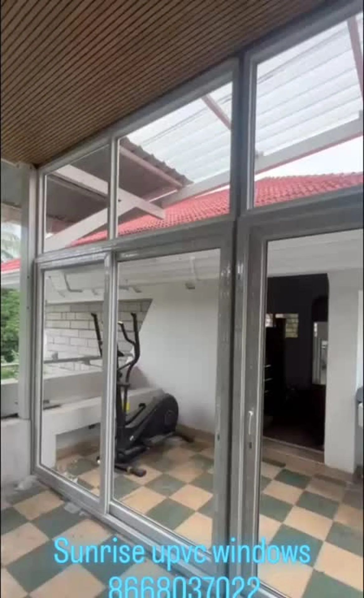 Villa UPVC installation