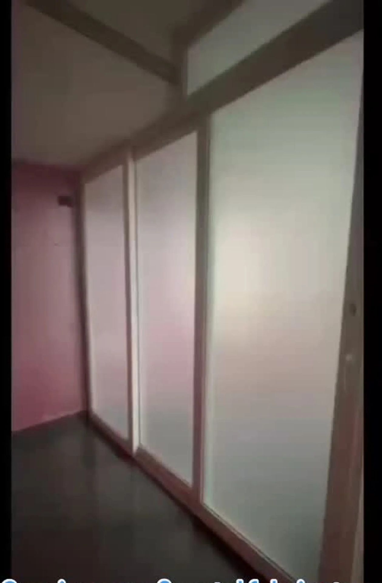 Balcony door installation